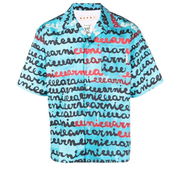 Men's Marni Logo Print Shirt - Picture 1 of 3